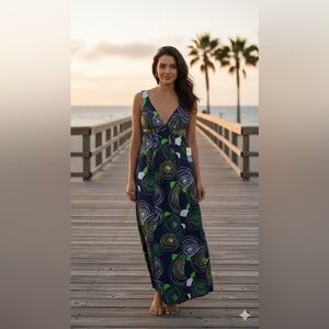 Vintage Jantzen swim bathing suit cover up dress s/m